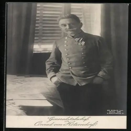 AK Portrait Generalstabschef Conrad von Hötzendorf