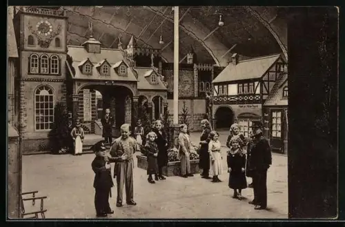 AK Schaefers Märchenstadt Lilliput, Innenansicht