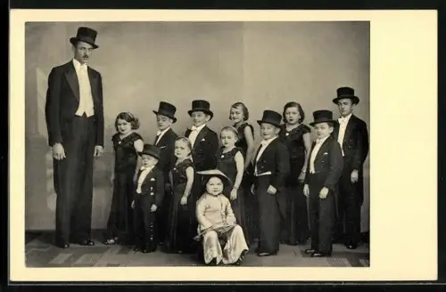 AK H. F. Zimmermann`s Liliput-Künstlertruppe