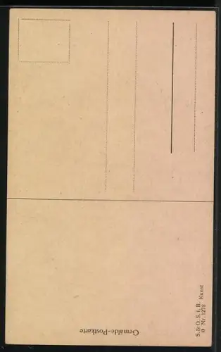 Künstler-AK H. Zahl: Augensprache, Paar in einem Automobil