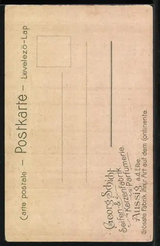 AK Otto von Bismarck, Portgrait in Uniform, Medikament Schichtsseifen