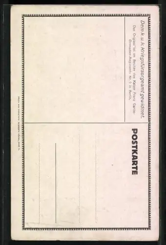 Künstler-AK Kaiser Franz Josef I. von Österreich in Uniform mit Epauletten