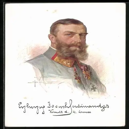 AK Portrait Erzherzog Joseph Ferdinand