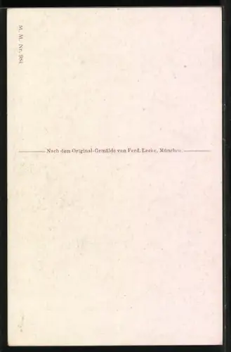 AK Richard Wagner, Szene aus der Oper Tristan und Isolde