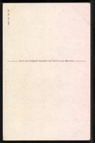 AK Richard Wagner Zyklus, Oper Tannhäuser, Szene aus der Oper