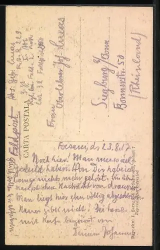 AK Mann in rumänischer Volkstracht