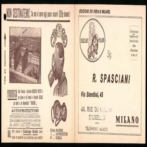 AK Milano, Riccardo Spasciani, Via Stendhal 45, Autoprotettore di respirazione