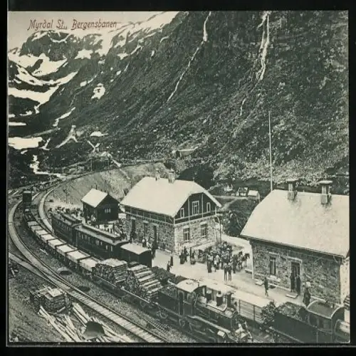 AK Myrdal St., Bergensbanen