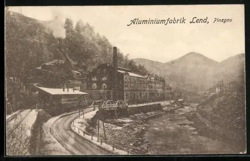 AK Lend im Pinzgau, Blick zur Aluminiumfabrik