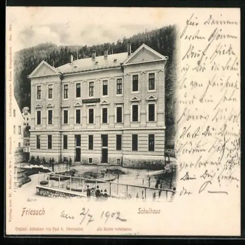 AK Friesach, Partie am Schulhaus
