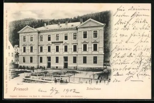 AK Friesach, Partie am Schulhaus