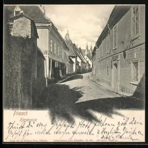 AK Friesach, Partie in der Herrengasse