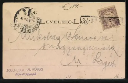 AK S.-A.-Újhely, Wekerle-tér és Fö-utcza