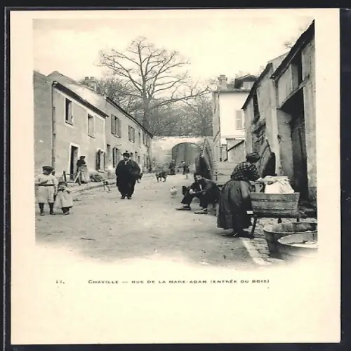 AK Chaville, Rue de la Mare-Adam, Entrée du Bois