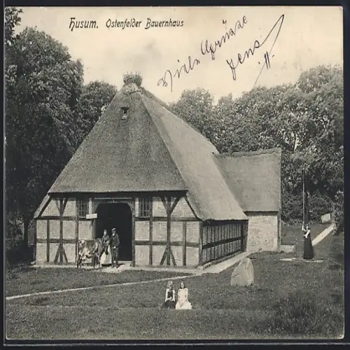 AK Husum / Nordsee, Ostenfelder Bauernhaus