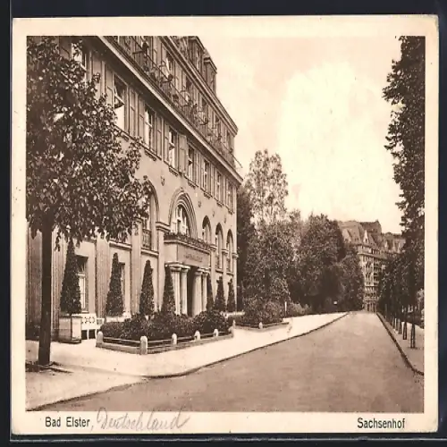 AK Bad Elster, Hotel Sachsenhof