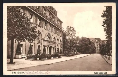 AK Bad Elster, Hotel Sachsenhof