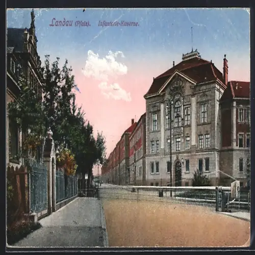 AK Landau /Pfalz, Infanterie-Kaserne