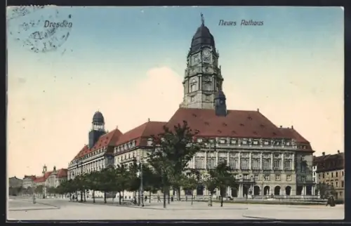 AK Dresden, Neues Rathaus