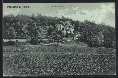 AK Dresden-Pillnitz, Villa Fernblick