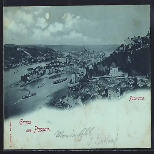 Mondschein-AK Passau, Panorama