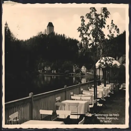 AK Ziegenrück /Ob. Saaletal, Hotel Heinke, Inh. Paul Eissmann
