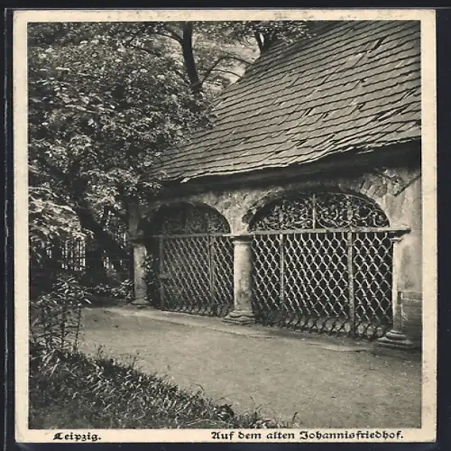 AK Leipzig, Auf dem alten Johannisfriedhof