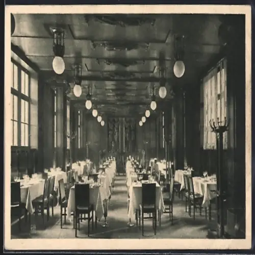 AK Berlin-Tiergarten, Restaurant Weinhaus Rheingold, Mahagoni-Saal, Potsdamer Platz