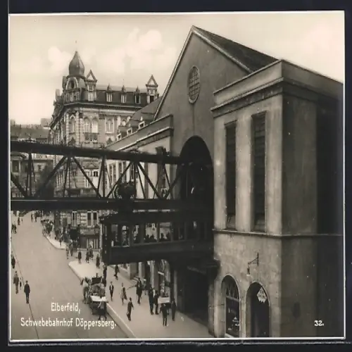 AK Elberfeld, Schwebebahnhof Döppersberg