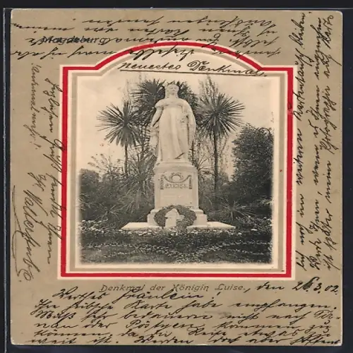 AK Hannover, Denkmal der Königin Luise