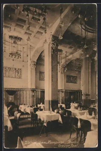 AK Berlin, Restaurant Kempinski, Grauer Saal