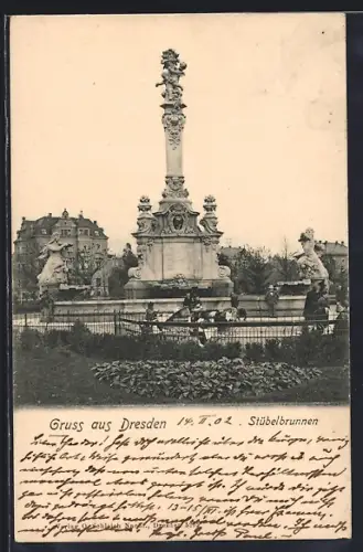 AK Dresden, Stübelbrunnen