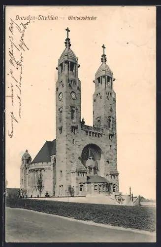 AK Dresden-Strehlen, Christuskirche