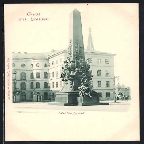 AK Dresden, Wettinobelisk