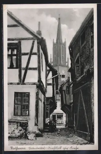 AK Rathenow, Durchblick zur Kirche