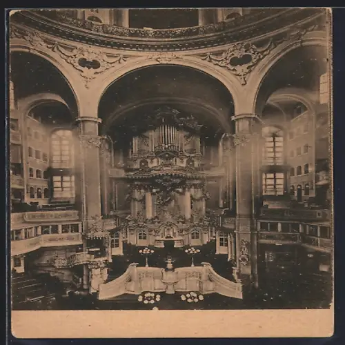AK Dresden, Inneres der Frauenkirche