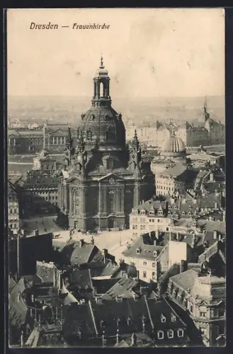 AK Dresden, Blick zur Frauenkirche