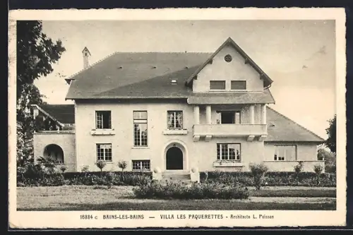 AK Bains-les-Bains, Villa Les Paquerettes, Architecte L. Poisson