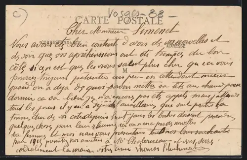 AK Rambervillers, Rue du Puits et Hôtel de Ville