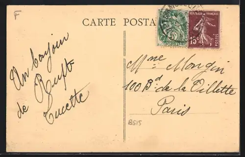 AK Rupt-sur-Moselle /Vosges, La Rue de Lette et l`Église