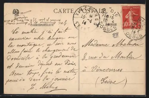 AK Saint-Dié /Vosges, Vue d`ensemble des Nouvelles Casernes d`Artillerie