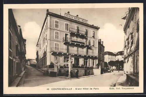 AK Contrexéville, Grand Hôtel de Paris