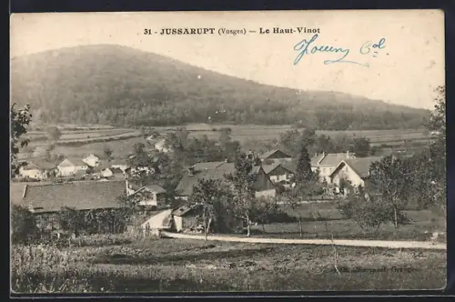AK Jussarupt /Vosges, Le Haut-Vinot et vue sur les collines boisées