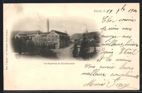 AK Etival, Les Papeteries de Clairefontaine