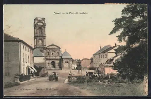 AK Etival, La Place de l`Abbaye