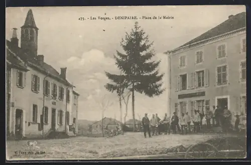 AK Denipaire /Vosges, Place de la Mairie