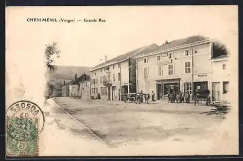 AK Cheniménil /Vosges, Grande Rue