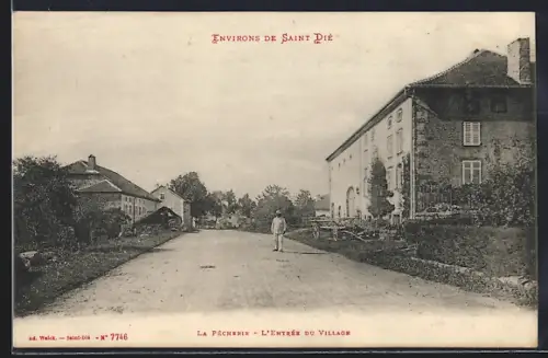 AK Saint-Die, La Pêcherie, L`Entrée du Village