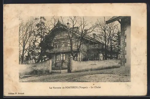 AK Portieux /Vosges, La Verrerie de Portieux, Le Chalet