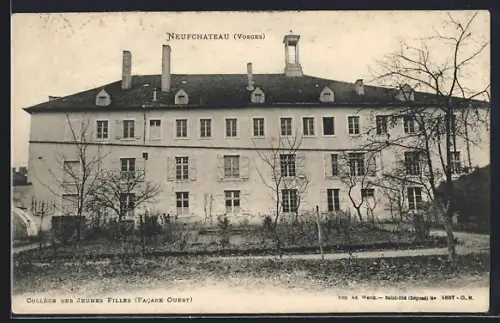 AK Neufchâteau /Vosges, Collège des Jeunes Filles, facade ouest